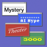 mystery ai hype theater 3000 podcast logo