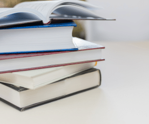 stack of books