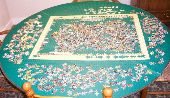 Organizing Jigsaw Puzzles  Between 3 SistersBetween 3 Sisters